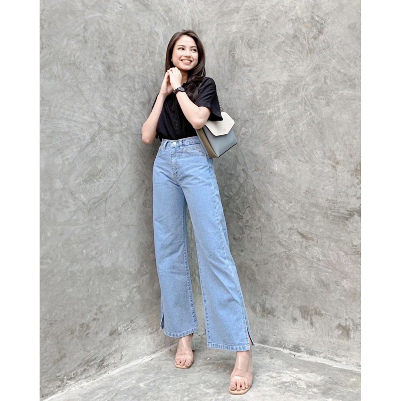 EONNIE CULLOTES JEANS HIGHWAIST / EONNI ./ KULOT BELAH