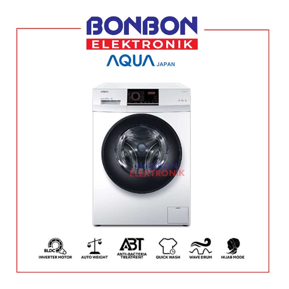 AQUA Mesin Cuci Front Loading 10,5 Kg FQW-105829QD / FQW 105829QD