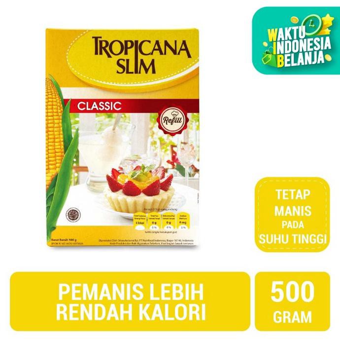 

[[BISA COD]] Tropicana Slim Sweetener Classic Refill 500gr BERKUALITAS Kode 363