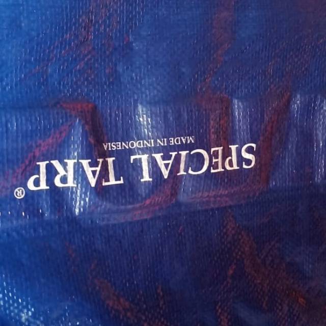 Terpal plastik/terpal tenda A3 ukuran 4x4