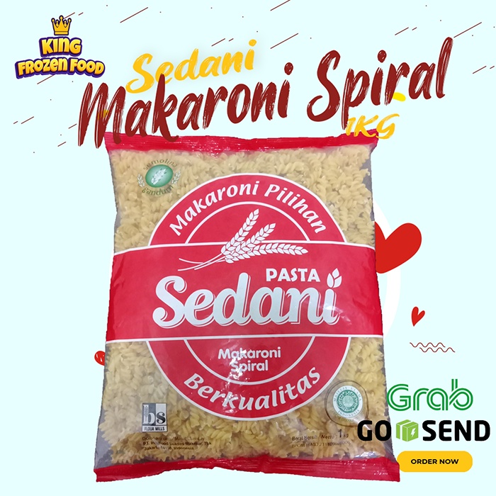 Sedani Makaroni Spiral Pasta 1KG