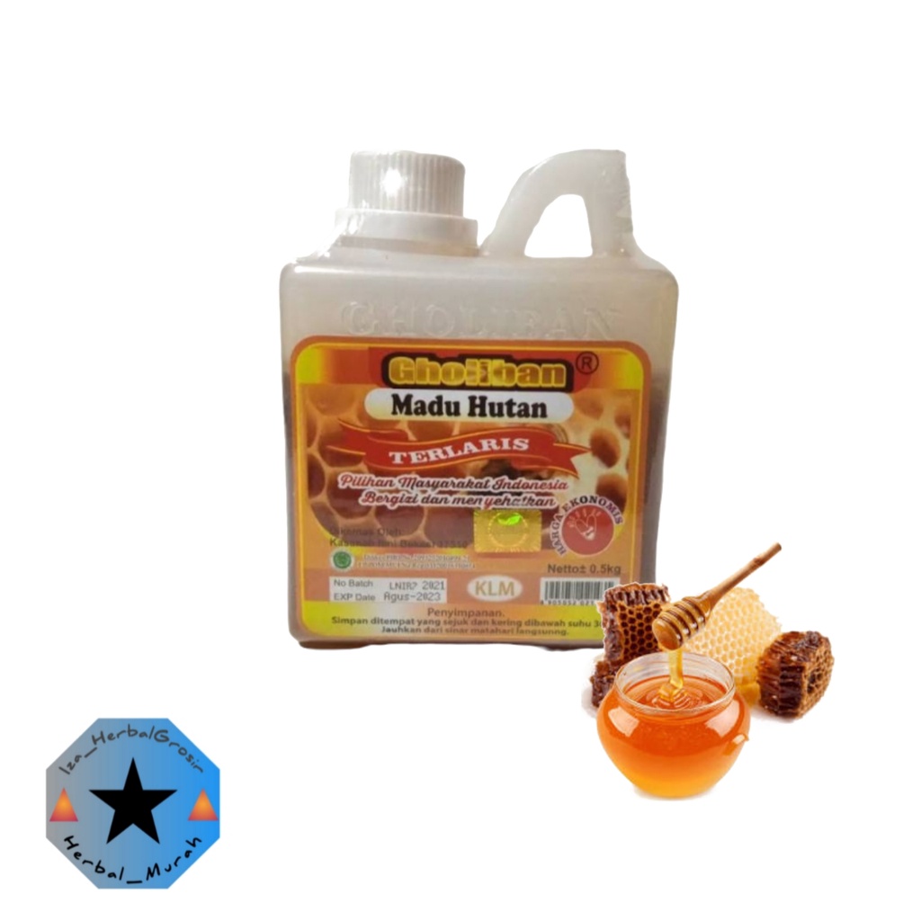 

Madu Gholiban 500 Gr Original I BOTOL TIMBUL HURUF GHOLIBAN (ORIGINAL)