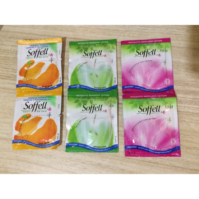 ✨LACIKOSME✨ [ SACHET ] SOFFELL MOSQUITO REPELLENT PENOLAK NYAMUK - LOT ANTI NYAMUK