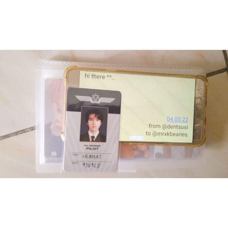 ID CARD HENDERY PILOT SG22