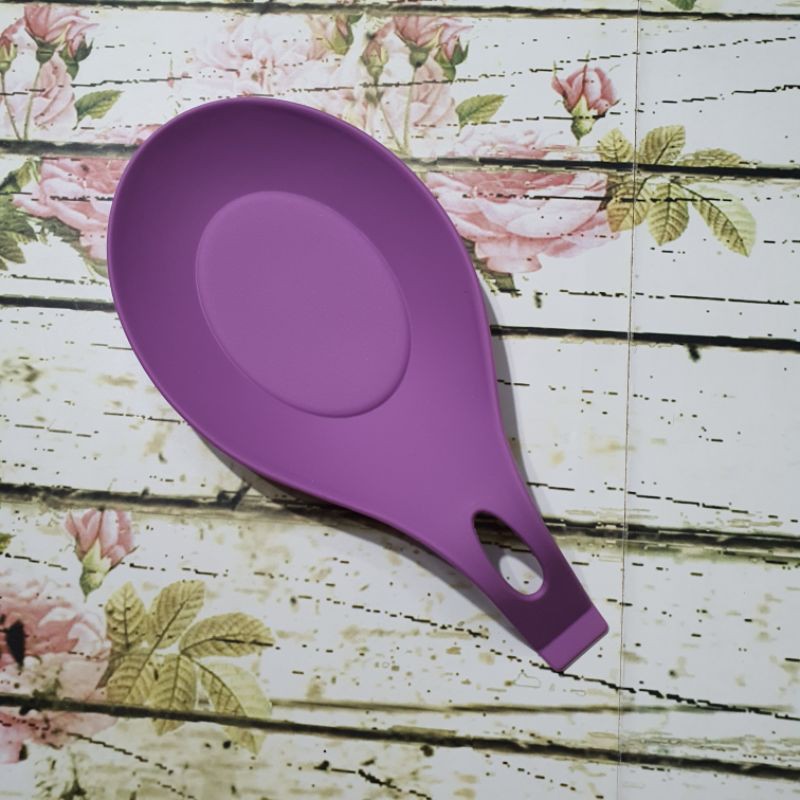 alas sutil silicone /tatakan centong sodet / spatula/ ladle silicone pad