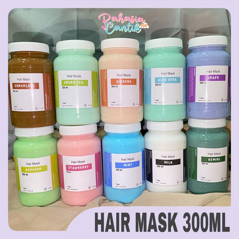 HAIR MASK BPOM 300ML / MASKER RAMBUT HAIR SPA PREMIUM / CREAMBATH ALA SALON