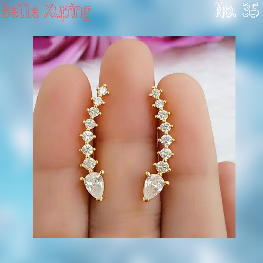 Anting Jepit Mutiara Xuping Wanita, Perhiasan Wanita Murah