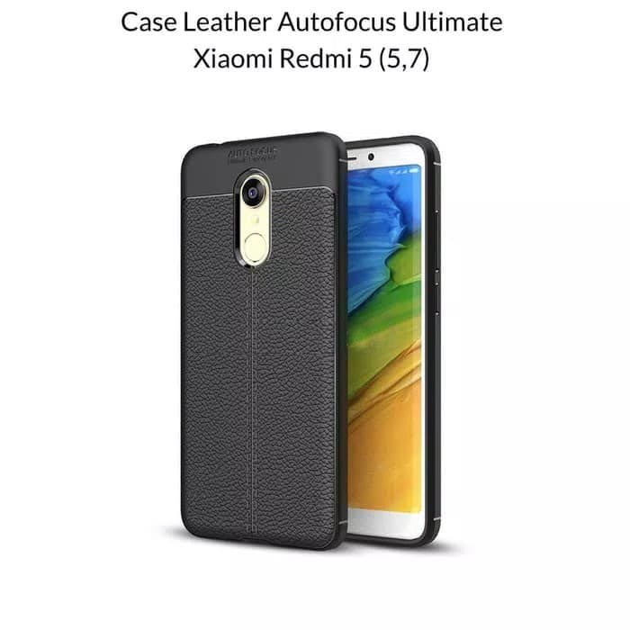 Case Auto Focus Softcase Casing for Xiaomi Redmi 5 - Hitam