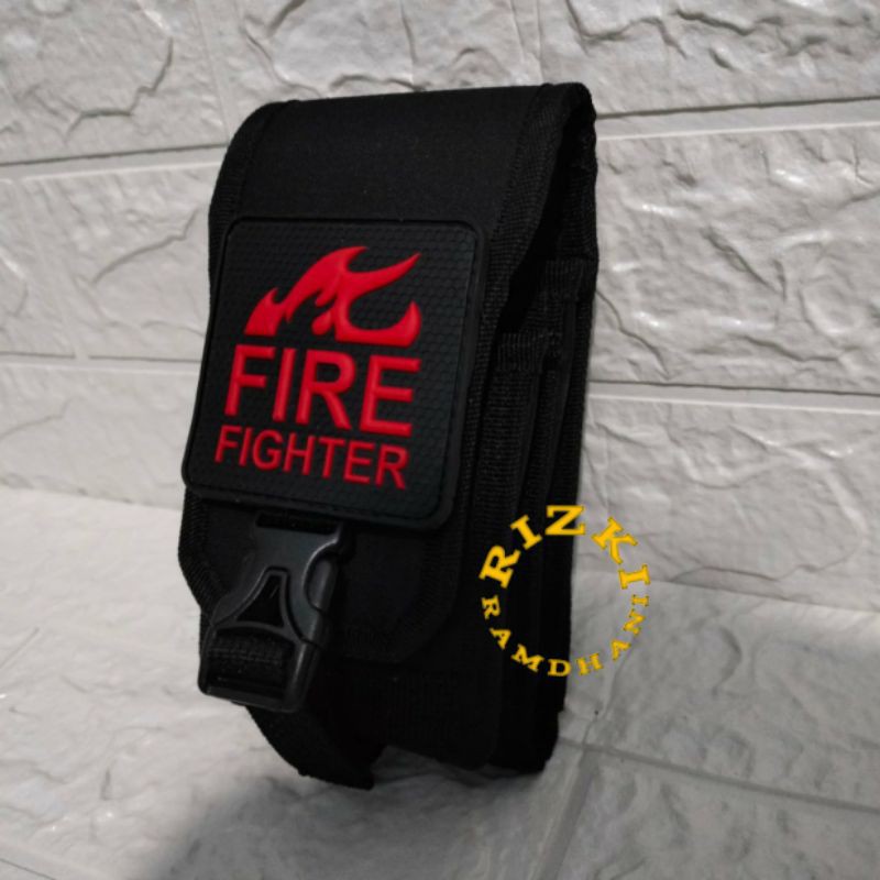 Tempat Handphone Patch Rubber Fire Fighter