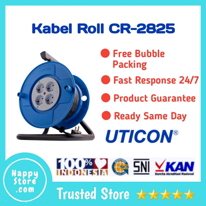 Kabel Roll - [Promo] [Asli] Kabel Roll Uticon 25M Cr-2825