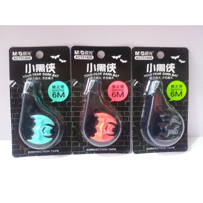 

TERLARIS!!! Correction Tape Your Fear Dark Bat UNIK