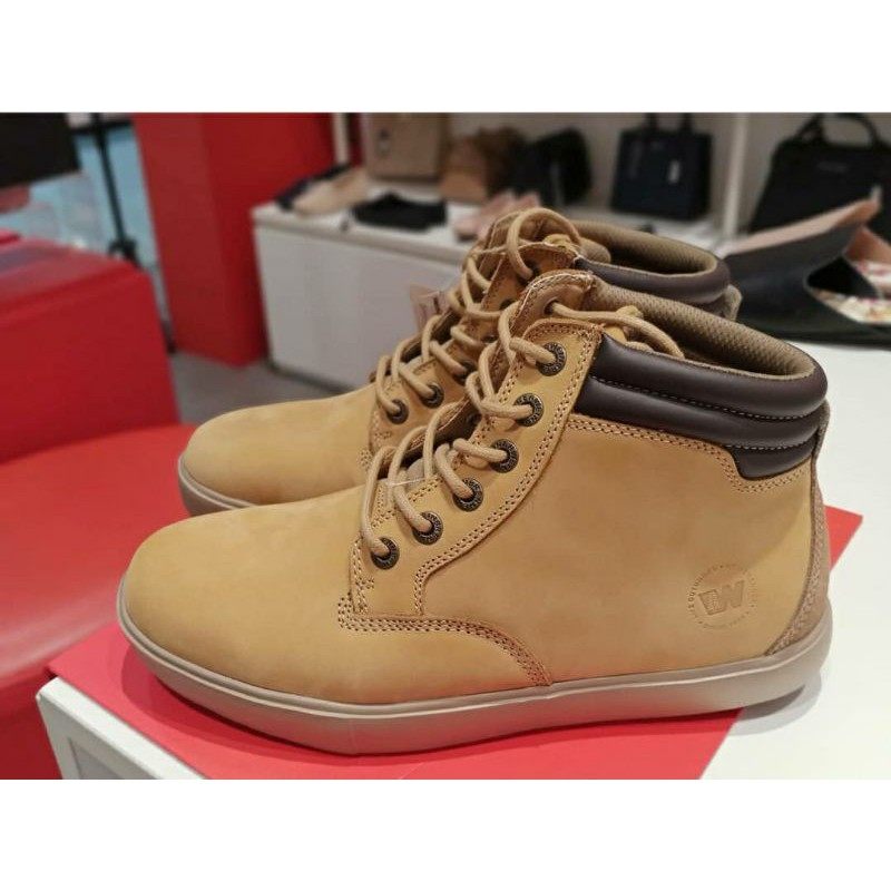 Sepatu Outdoor Casual Pria Weinbrenner KULIT Fores Tan Original