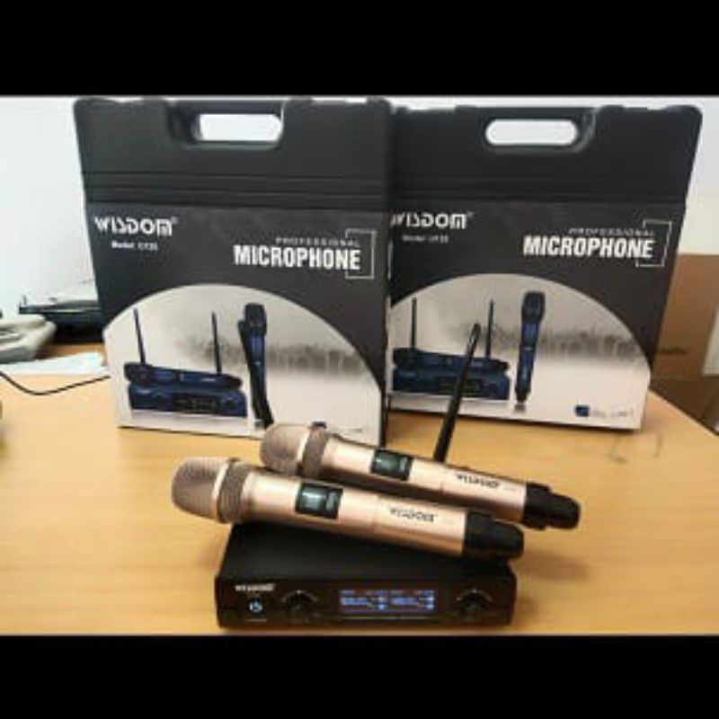 microphone wireless wisdom u 135 original  mic wireless wisdom u 135