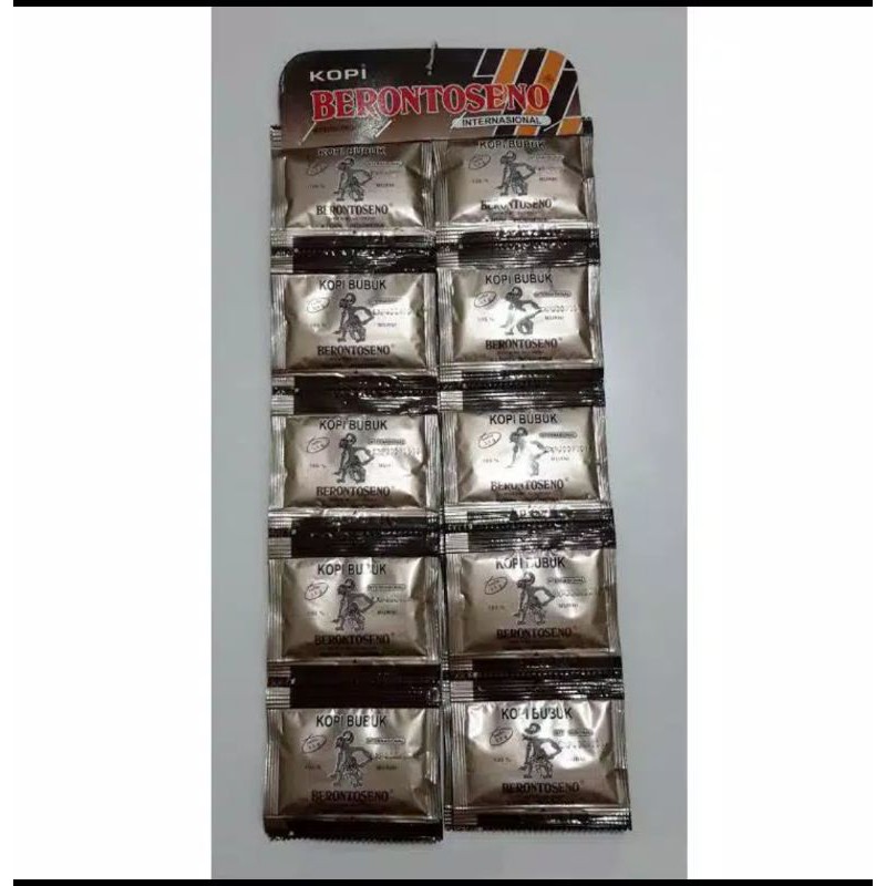 

kopi bubuk Brontoseno kemasan sachet 20pcs