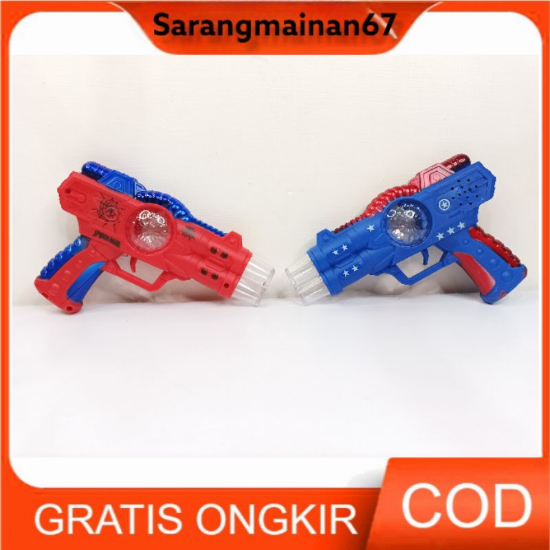 PR 17568 MAINAN ANAK TEMBAK TEMBAKAN PISTOL MAINAN LASER GUN TEMBAKAN BUNYI MUSIK LAMPU