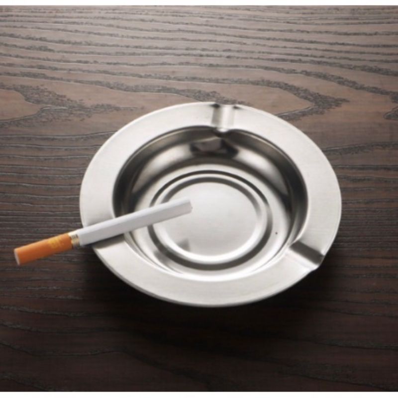 Asbak Rokok Stainless Steel Asbak Seng Tempat Ashtray Ms88