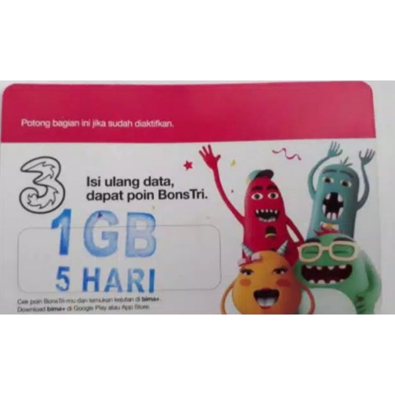 tri 1gb 5hari