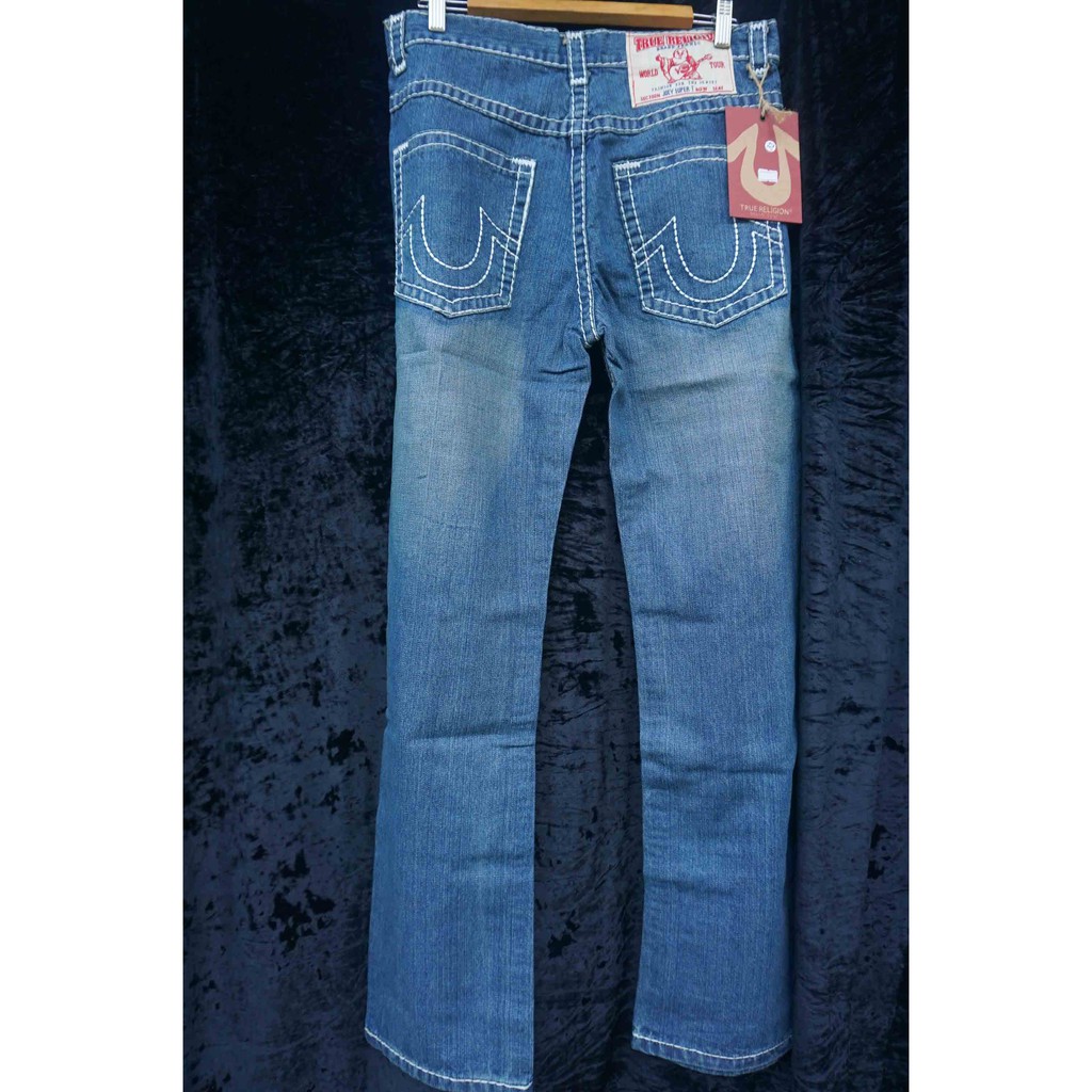 Celana Jeans Panjang Pria True Religion Navy Size 32