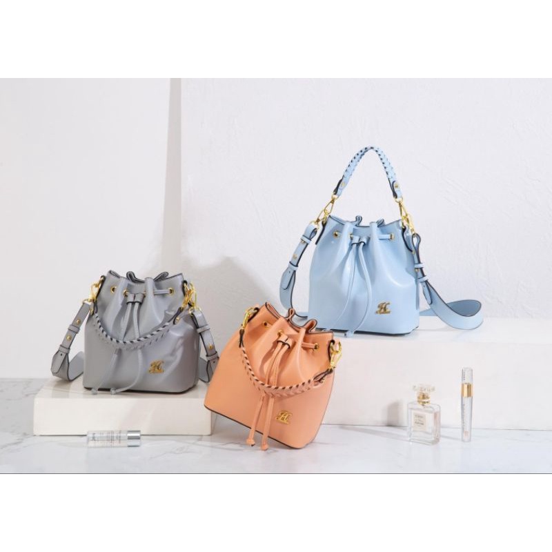 EVY BAG JIMS HONEY ORI TAS SELEMPANG WANITA IMPORT FASHION CEWEK KOREA BUCKET SLING BAG BAHU MURAH