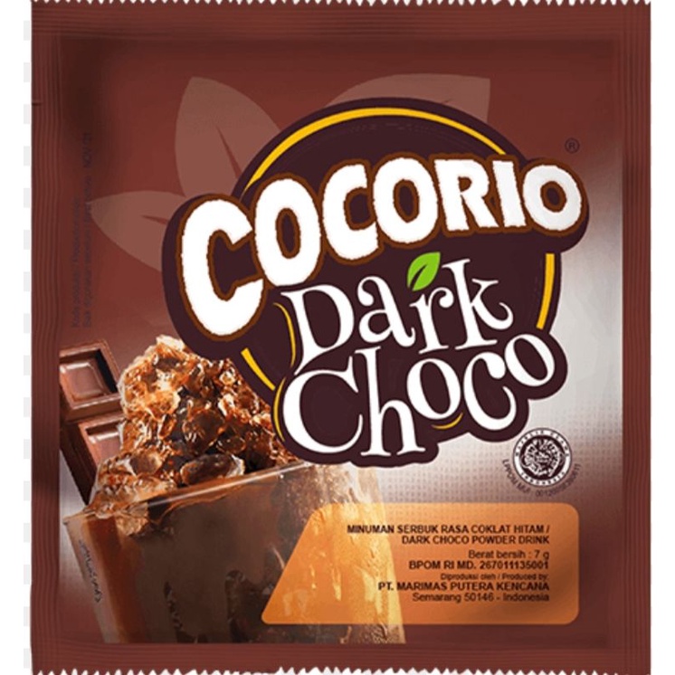 

COCORIO DARK CHOCO MINUMAN SERBUK RENCENG ISI 10PCS by flowsnack