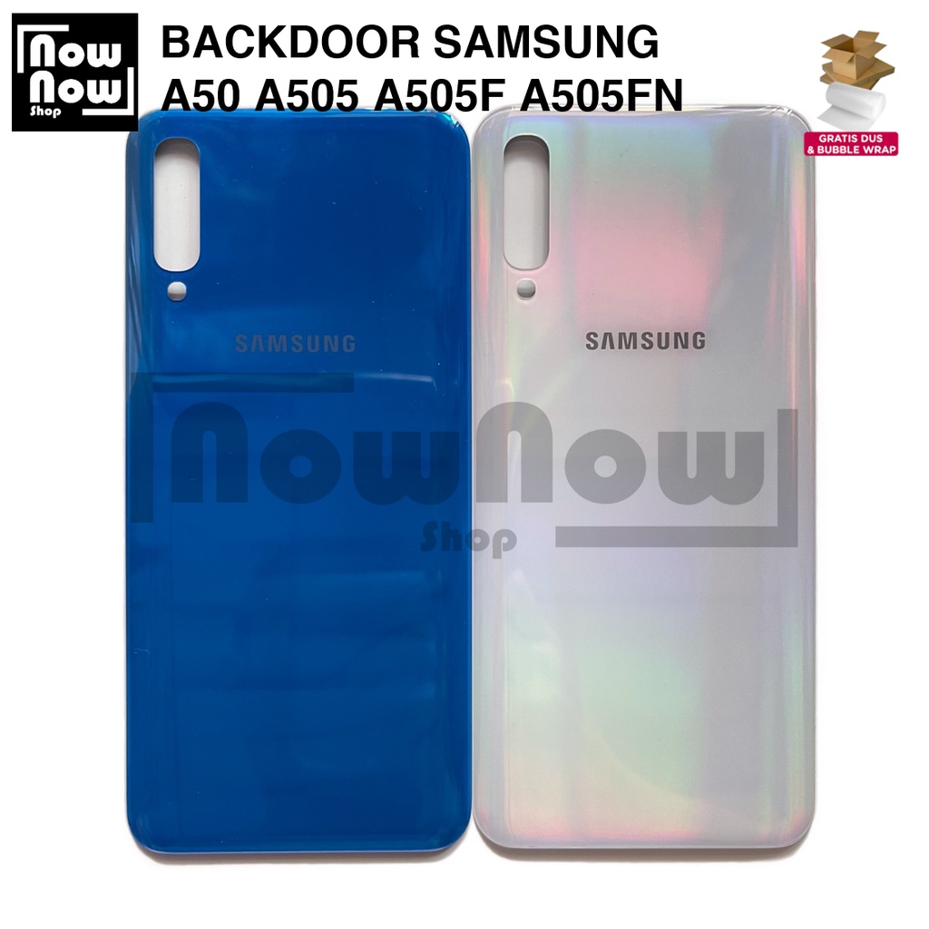 Backdoor Tutup Belakang Baterai Backcover Back Casing Housing Samsung Galaxy A50 A505 A505F A505G Cover Belakang SM-A505F SM-A505FN SM-A505GN SM-A505G SM-A505FM SM-A505YN SM-A505W SM-A505X SM-A505U SM-A505GT SM-A505U1 SM-A505G SM-A505N
