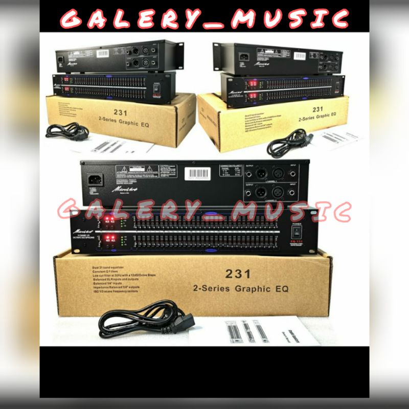 2 SERIES GRAPHIC EQ DBX 231 EQ / EQUALIZER NEW