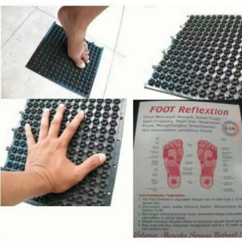 Karpet Karet Alat Pijat Refleksi Kaki Dan Tangan Alat Kesehatan Memperlancar Darah