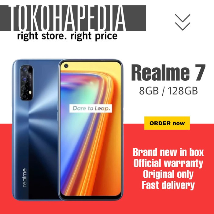 Realme 7 8/128 Ram 8GB Internal 128GB Garansi Resmi
