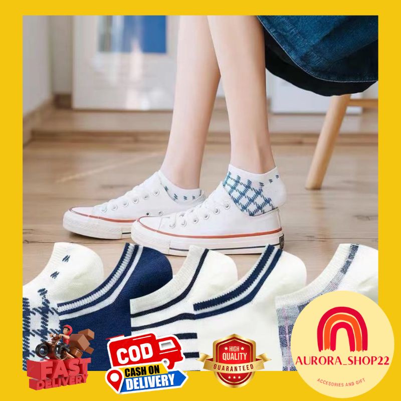 [COD] Kaos Kaki Pendek Warna Navy Kaos Kaki Fashion Ala Korea Kaos Kaki Import KAOS Kaki Semata Kaki Casual Daily