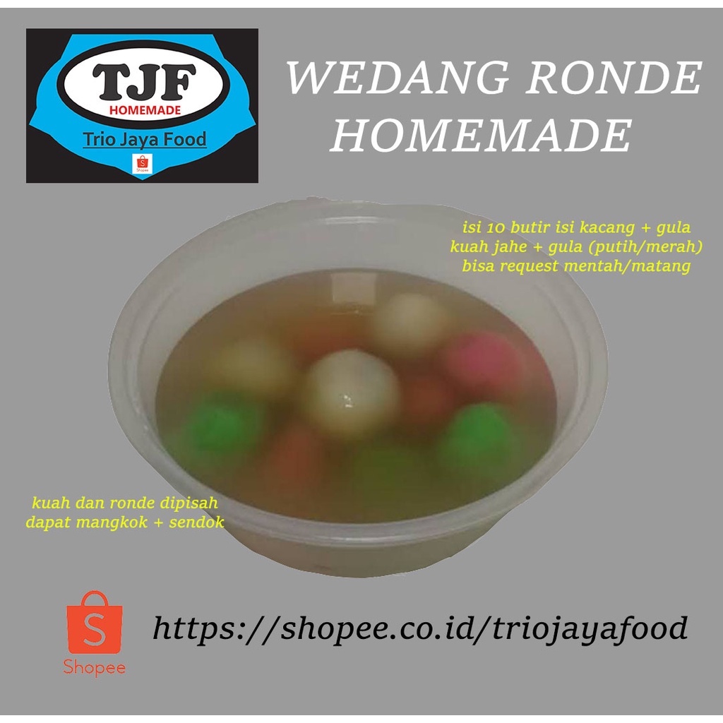 

Wedang Ronde (Tang Yuan) HOME MADE