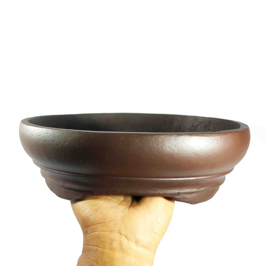 Pot Bonsai Sukulen Oval Mini Model Import Semen