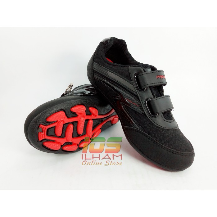 Sepatu Pro Att Fmc 920 V Size 31-34 Hitam Merah Sekolah Futsal