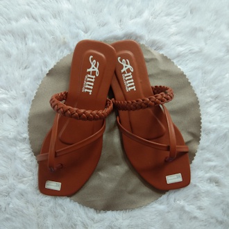 ANUR - COD Sandal Teplek Jepit Flat Tali Kepang Wanita Remaja Terbaru/Sendal Casual Polos Santai Perempuan