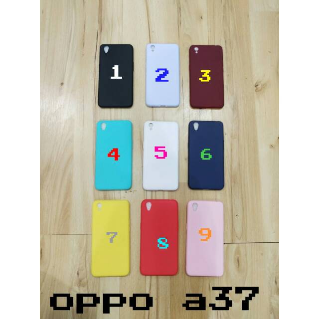 Case jelly candy for oppo A37