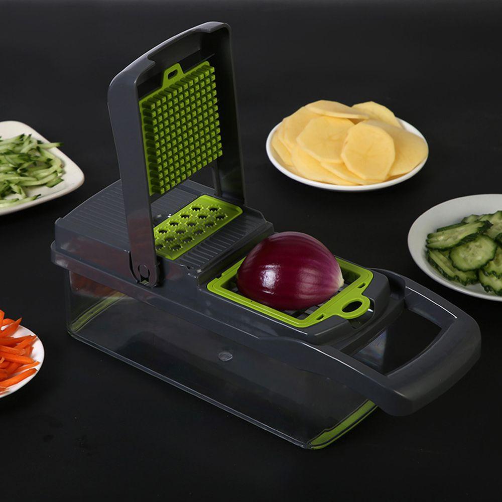 Top Vegetable Slicer Multifungsi Gadget Dapur Alat Buah &amp; Sayur Parutan Lobak