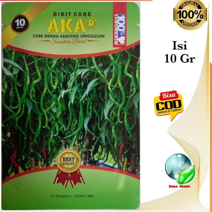 BIBIT CABE MERAH KERITING AKAR isi 10gr [CMK AKAR] - BENIH CABE