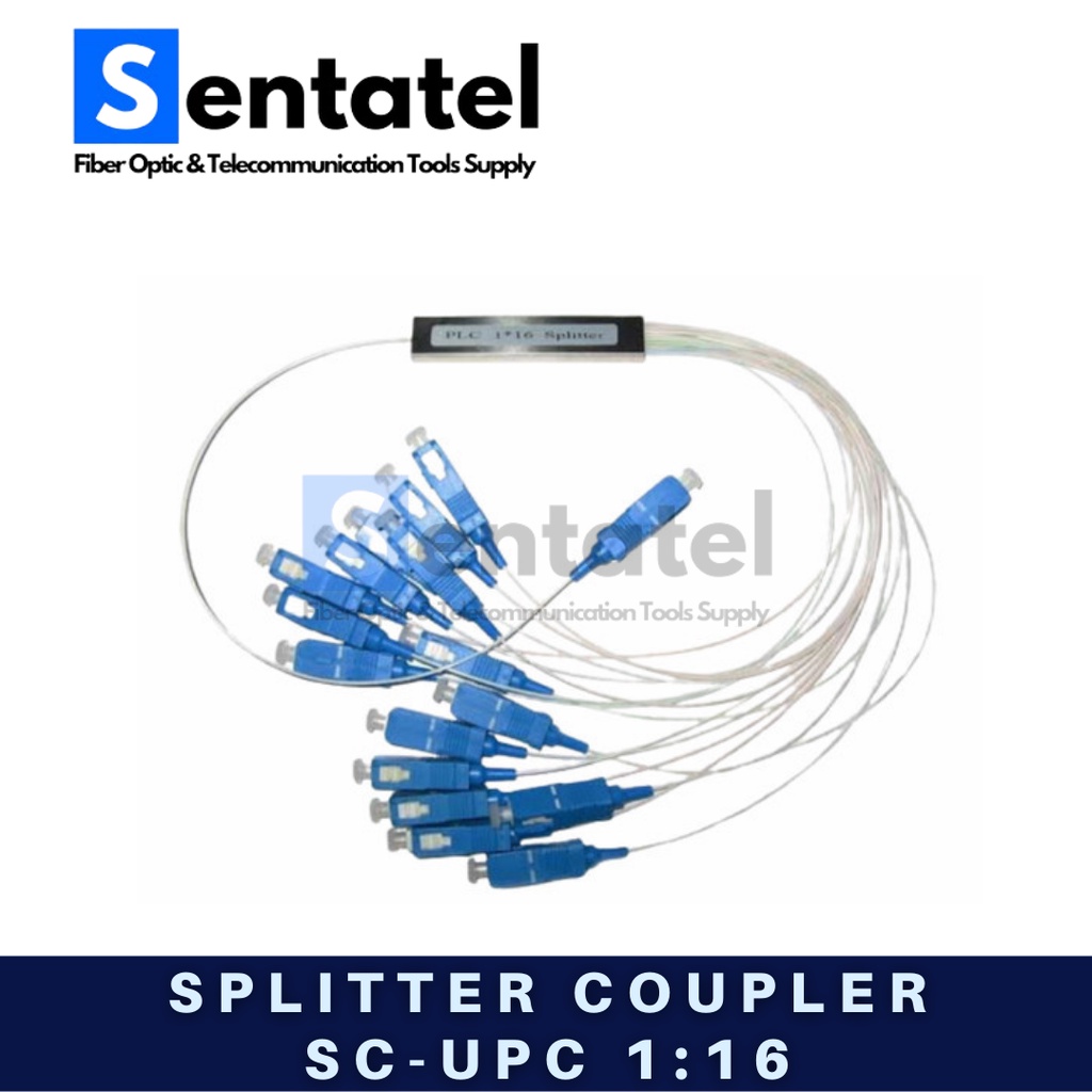 Splitter PLC SC UPC FO Optik 1x16 Fiber Optic