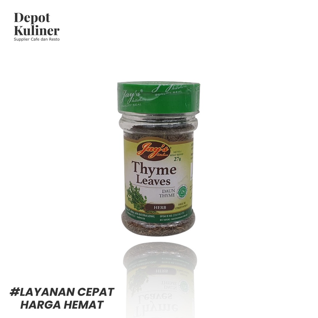 Jay's kitchen thyme leaves 27g (daun thyme)