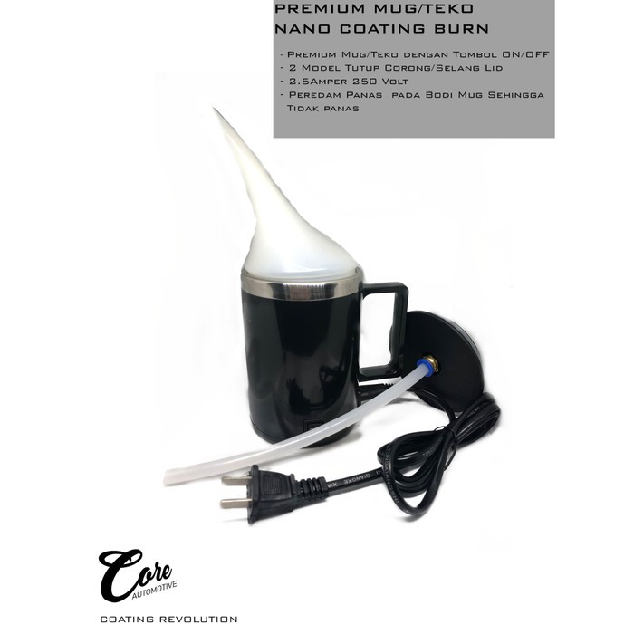 MUG/TEKO PEMANAS NANO COATING BURN BERKUALITAS BERGARANSI BERMUTU