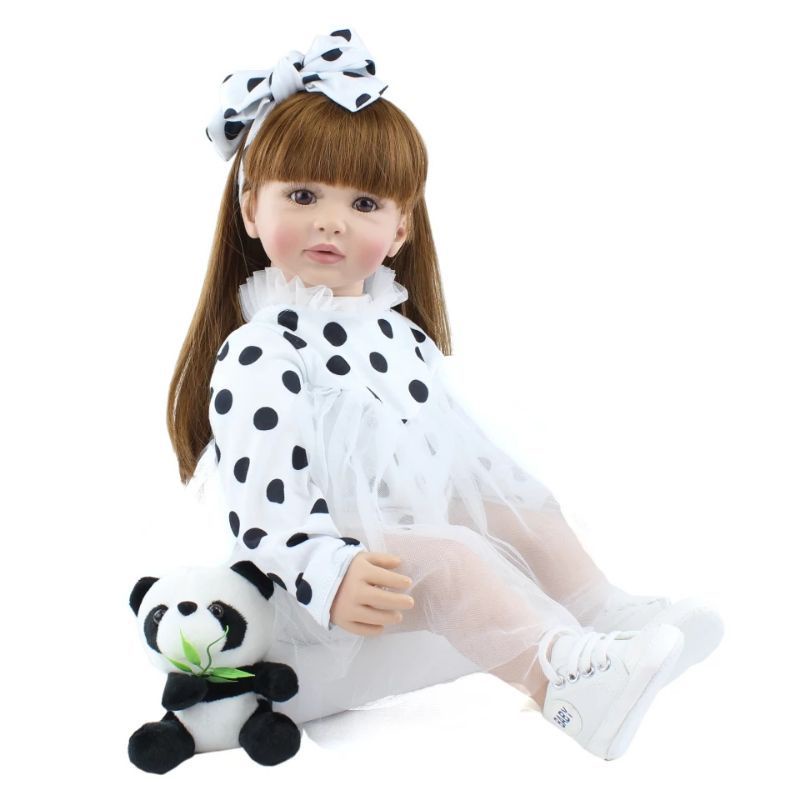 Ready Boneka Bayi Silikon Reborn Realistis Premium Original 60 cm