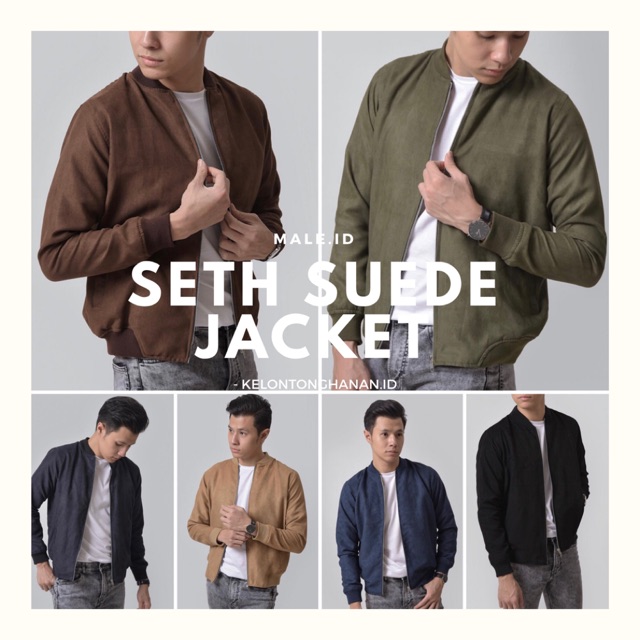 Seth Suede Jacket by Male.id