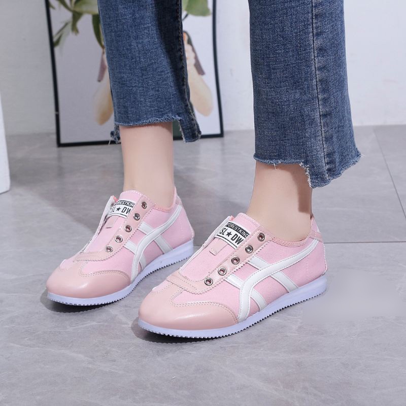 RYX - Chalk Lines Sepatu Sneakers Tali Wanita Fashion Casual / Olahraga - Ori Import