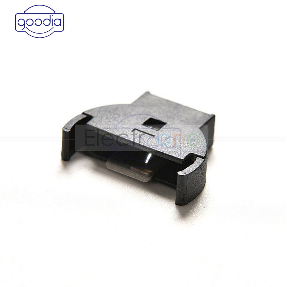 [IN STOCK/COD] 1/10Pcs CR2032 Cell Button Lithium Battery Holder Sockets Case Black Plastic