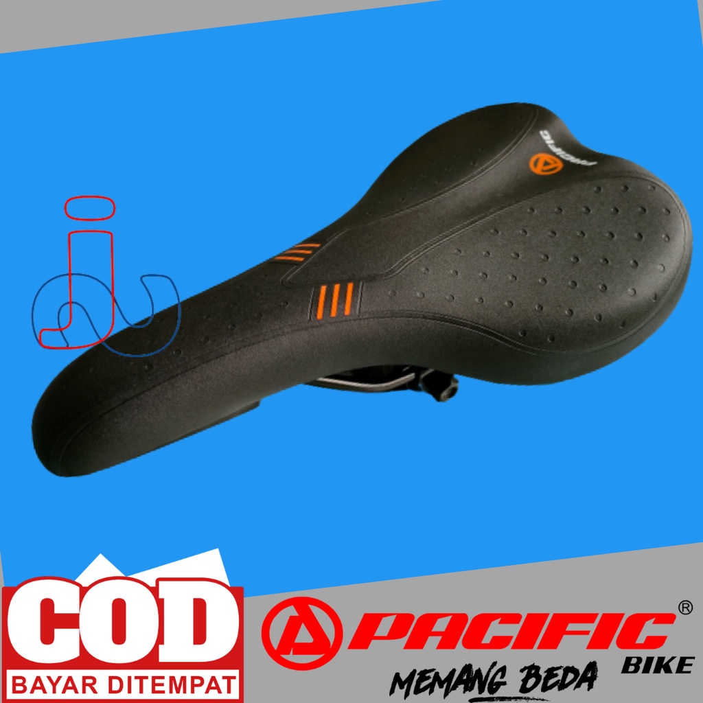 Sadel/Jok Sepeda Gunung Pacific SPH-120 Jok Sepeda MTB, BMX, Lipat, Fixie Sadel Sepeda Termuarah Sadel Pacific Murah jok Sepeda Murah Jok Sepeda Gunung 20&quot;-29&quot;