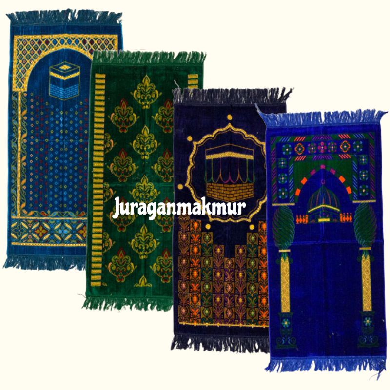 sajadah Turki tebal ukuran sedang