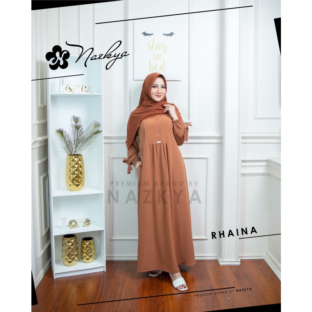 Gamis Nazkya Rhania Dress Original Muslim