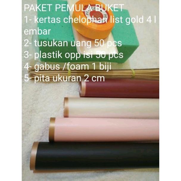 

paket bahan buket