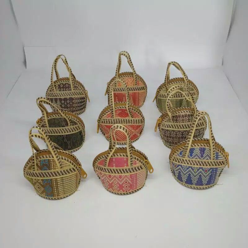 SOUVENIR DOMPET SONGKET TAS SONGKET MINI