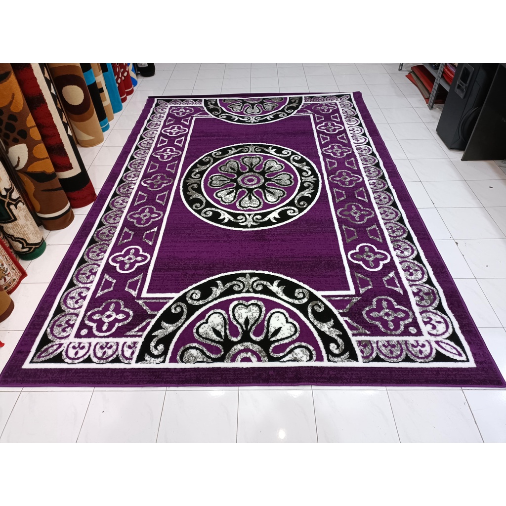 Karpet permadani momento ukuran 210cm x 310cm tebal 5mm bahan polyphropylene