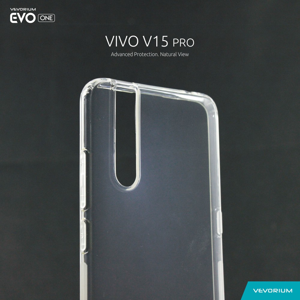 VEVORIUM EVO ONE VIVO V15 PRO Soft Case Softcase + Tempered Glass